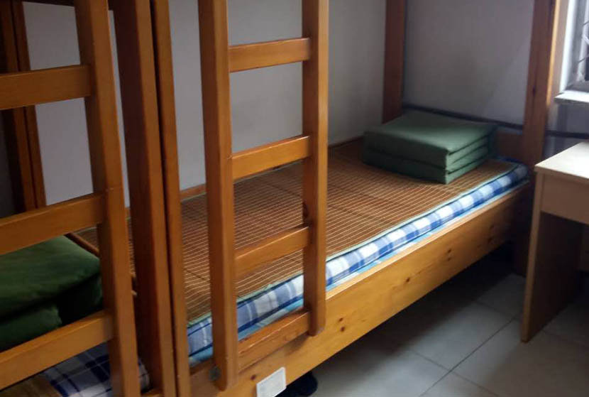 Bunk beds in a dormitory at Yancheng Prison, Hebei province, Sept. 22, 2016. Liang Ao for Sixth Tone