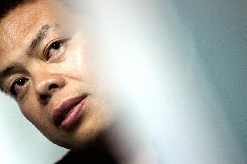 Wu Jingmin is pictured during an interview in Shenzhen, Guangdong province, May 10, 2006. VCG