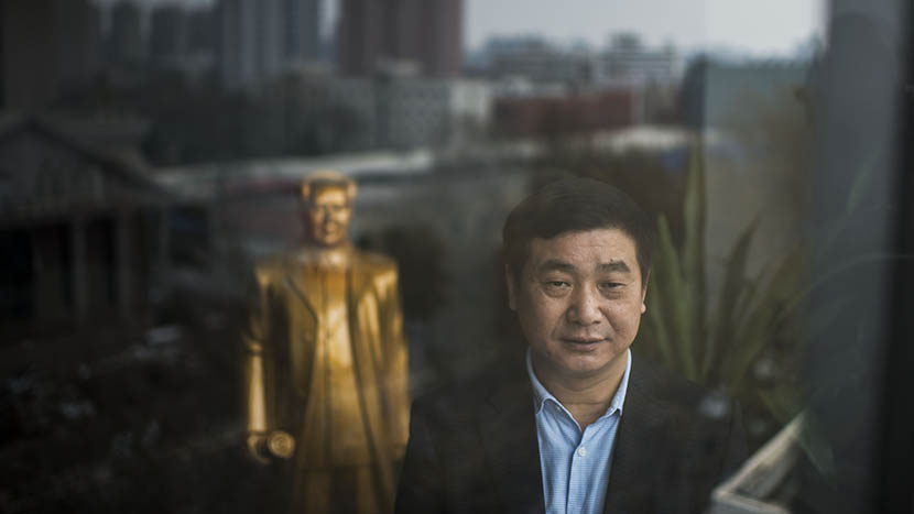 Kan Quancheng, president of Zhengzhou First, poses for a portrait, in Zhengzhou, Henan province, March 23, 2016. Wu Yue/Sixth Tone