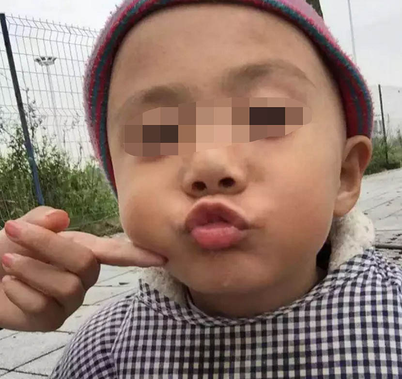 An undated photo of Jia Jia, the 3-year-old autistic boy who died while under care at a treatment facility.