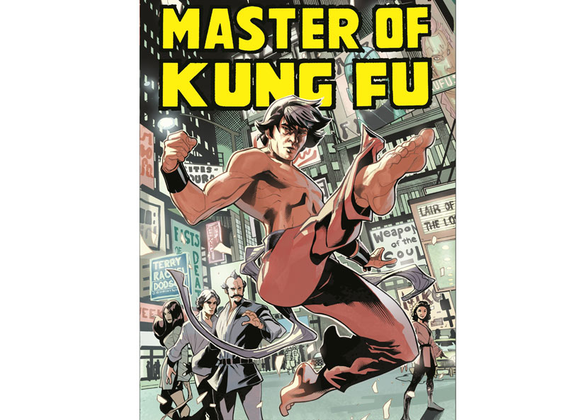 A promotional image from the comic book ‘Shang-Chi: Master of Kung Fu Omnibus Vol. 1,’ 2016. From Marvel’s website
