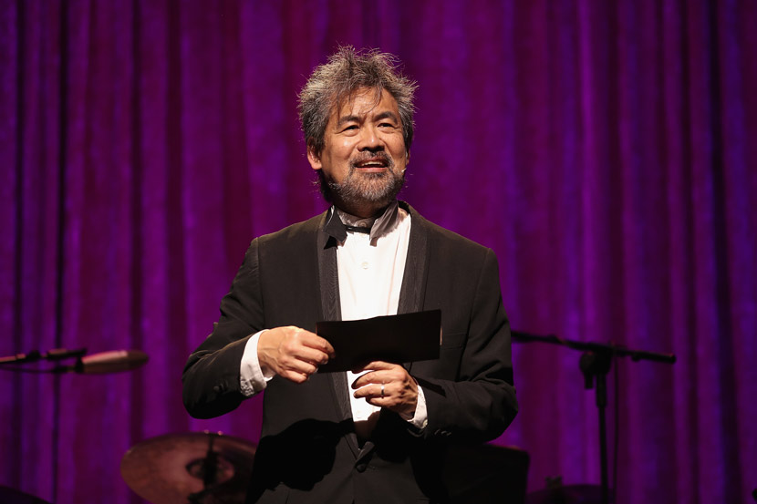 David Henry Hwang speaks onstage at the American Theatre Wing Centennial Gala in New York, Sept. 18, 2017. Jemal Countess/Getty Images/VCG