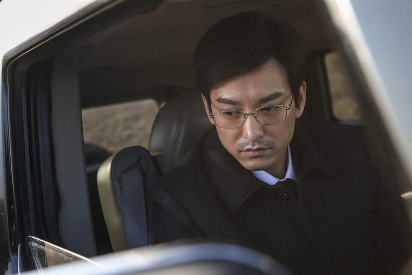 A still frame of Yuan Wenkang’s portrayal of the feckless lawyer Xu Wenjie, from the 2017 film “Wrath of Silence.” IC