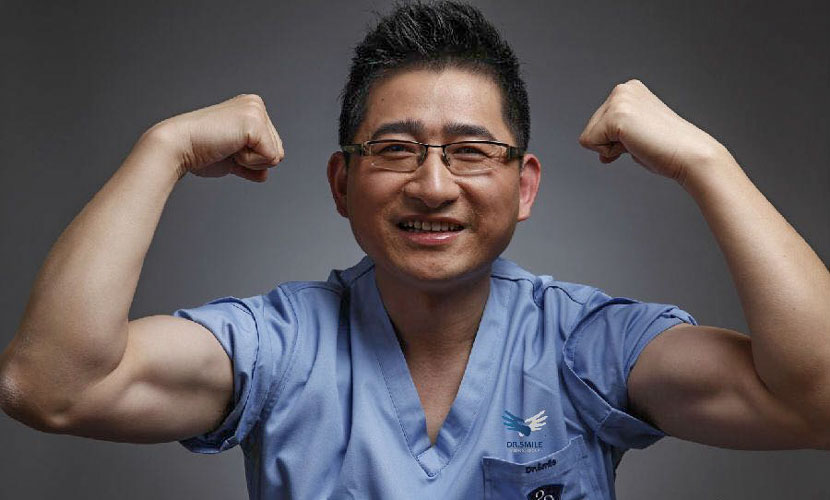 An undated photo of doctor Zhang Qiang. Courtesy of Zhang Qiang