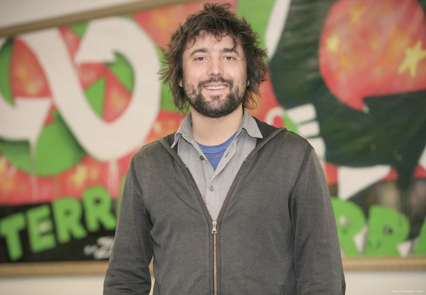 Tom Szaky poses for a photo at the general headquarters of TerraCycle in Trenton, New Jersey, U.S., Feb. 10, 2015. Courtesy of TerraCycle