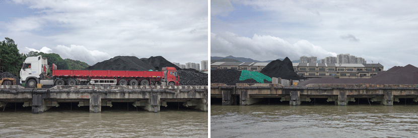 At present, the main shipments in Mawei’s port area include coal and small containers in Fuzhou, Fujian province, August 2019. After being docked, the coal is transported by rail to the mainland. Courtesy of Chen Min