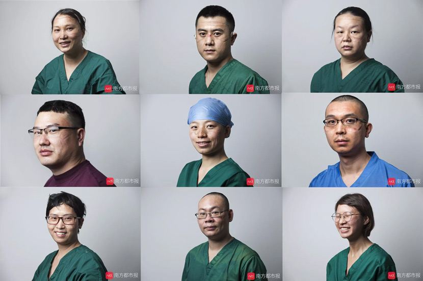 Southern Metropolis Daily’s series of close-up portraits of frontline doctors and nurses, published Feb. 14, 2020. Zhong Ruijun/Southern Metropolis Daily