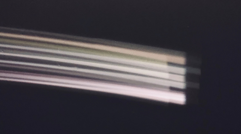 Light and shadow, as seen from the bathroom of a “fangcang” shelter hospital in Wuhan, Hubei province, Feb. 28, 2020. Yi Bei for Sixth Tone