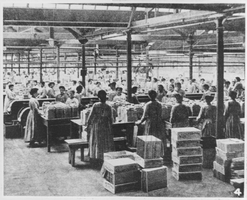 The interior of China Soap Company's workshop. Courtesy of Shanghai Library