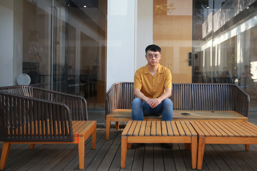 Writer Liu Zichao poses for a photo, 2020. Courtesy of Liu Zichao