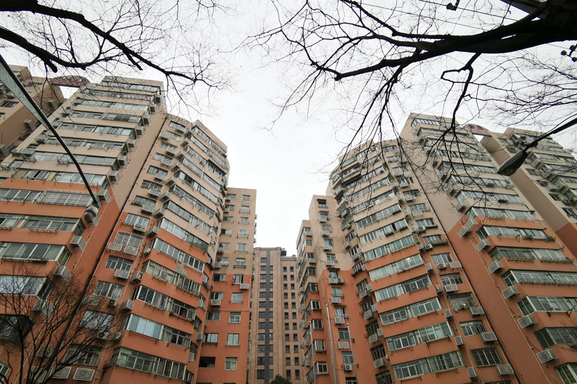 A view of a residential community in Shanghai, Jan. 22, 2021. IC