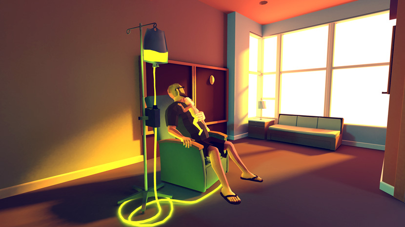 A still from the video game That Dragon, Cancer. From the game’s website