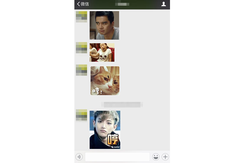 A screen shot of a WeChat conversation between the author and his acquaintance. Courtesy of Zeng Yuli