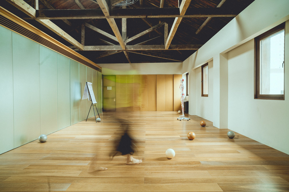 A view of The Living Room, a wellness center in Shanghai. Courtesy of The Living Room