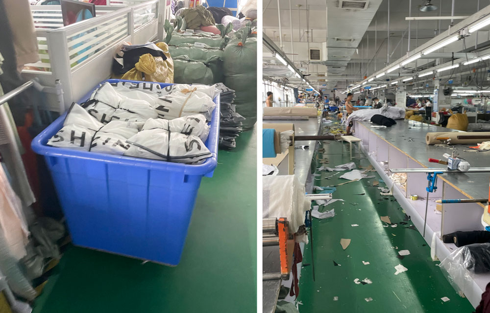 A view of the interior of a factory that works as a direct supplier to Shein, in Guangzhou, Guangdong province, July 2021. Wu Peiyue for Sixth Tone