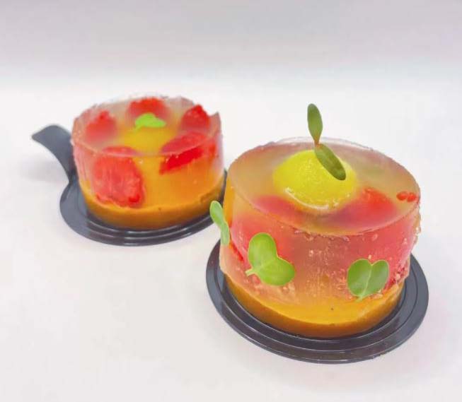 Jelly desserts made from mooncakes. @Steven Yip from the WeChat account of Road to Tomorrow.