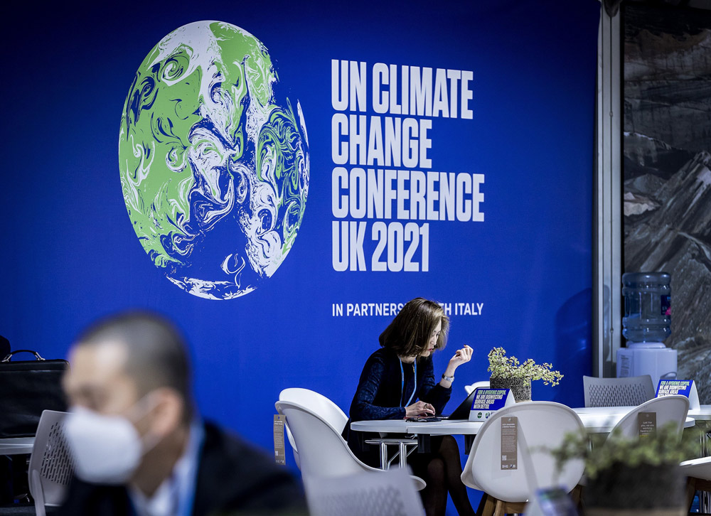 The first visitors arrive for COP26 in Glasgow, Scotland, Nov. 1, 2021. Hollandse Hoogte/Shutterstock via IC