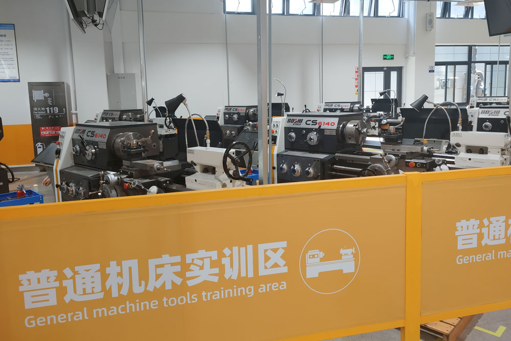 A view of a machine tools training area at Wuxi Institute of Technology in Wuxi, Jiangsu province, June 2021. Zhang Jin/China Business Journal