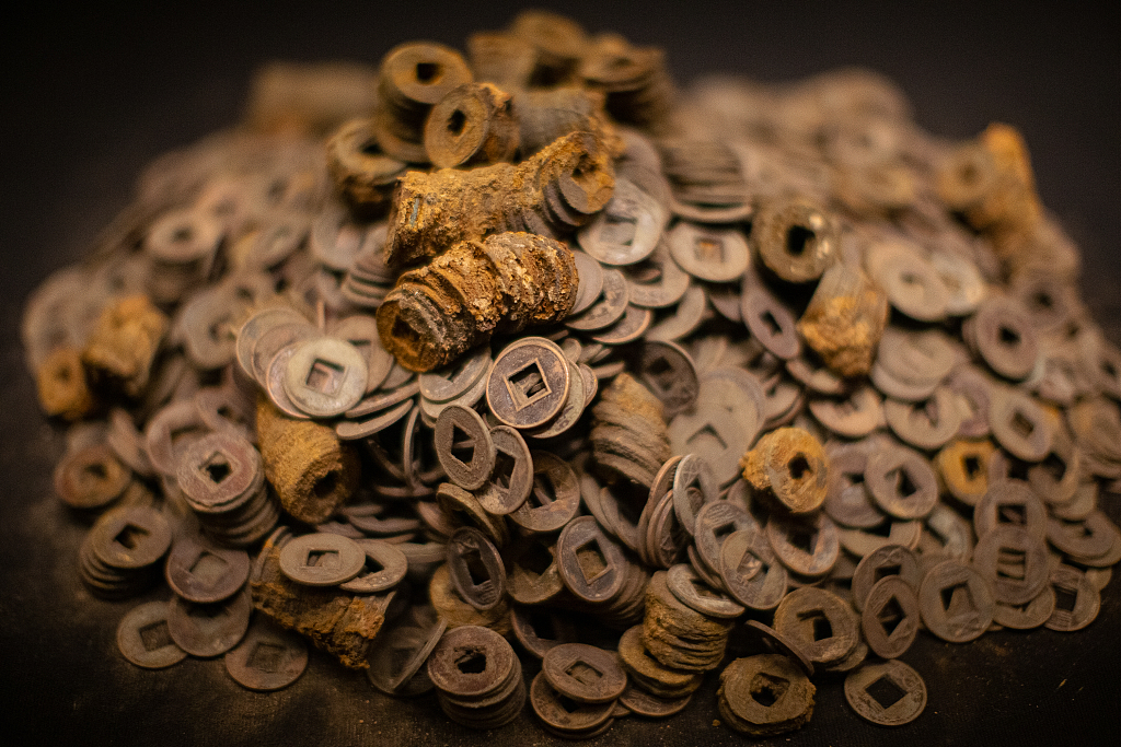 Ancient coins found in the tomb of the Marquis of Haihun. 500px/People Visual