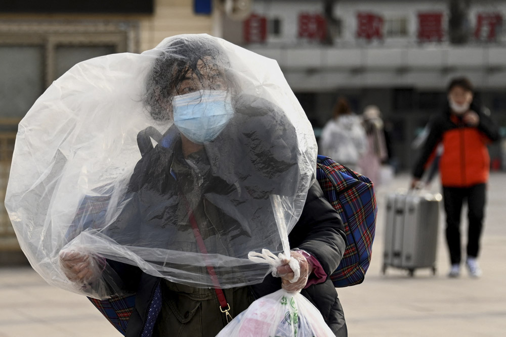 Beijing Railway Station, Jan. 26, 2022. Noel Celis/AFP via People Visual