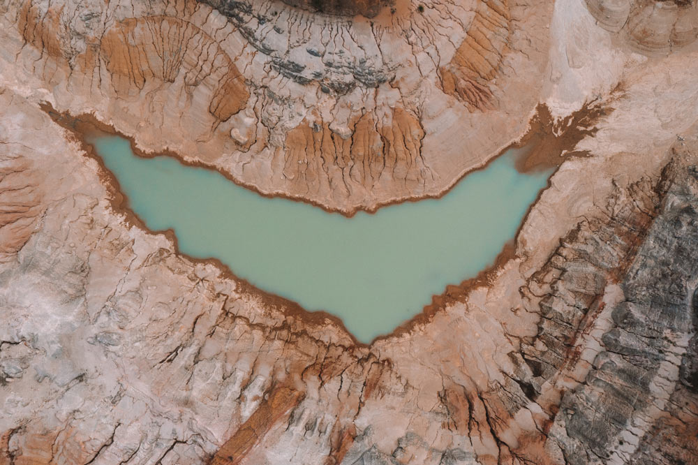 A view of a dried-up reservoir in Jieyang, Guangdong province, April 7, 2021. Southern Visual/People Visual