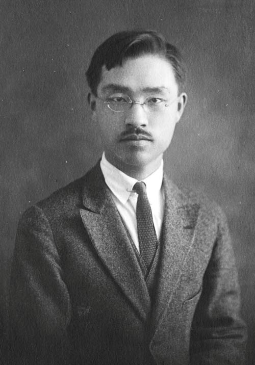 A portrait of Hu Xiansu taken in 1925. Courtesy of Yang Yang