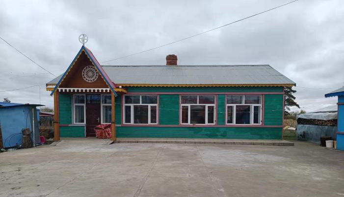 A local Russian-style residence in northeast China's Heilongjiang province. Courtesy of Feng Jiawen