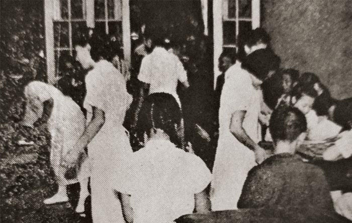 A clinic at Huxi Epidemic Hospital. From Shanghai Local Chronicles Library