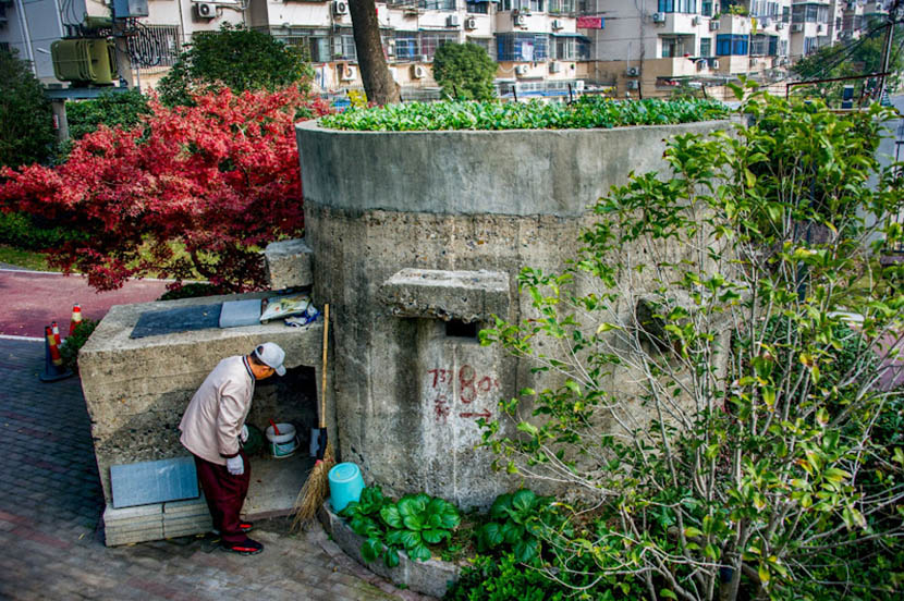 One of the remaining bunkers in Shanghai. Courtesy of Wang Hechun