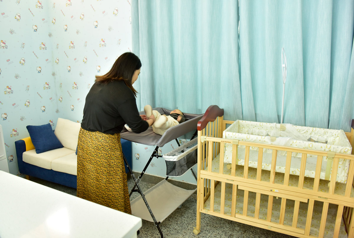 A care room in Hefei, Anhui province, 2020. VCG