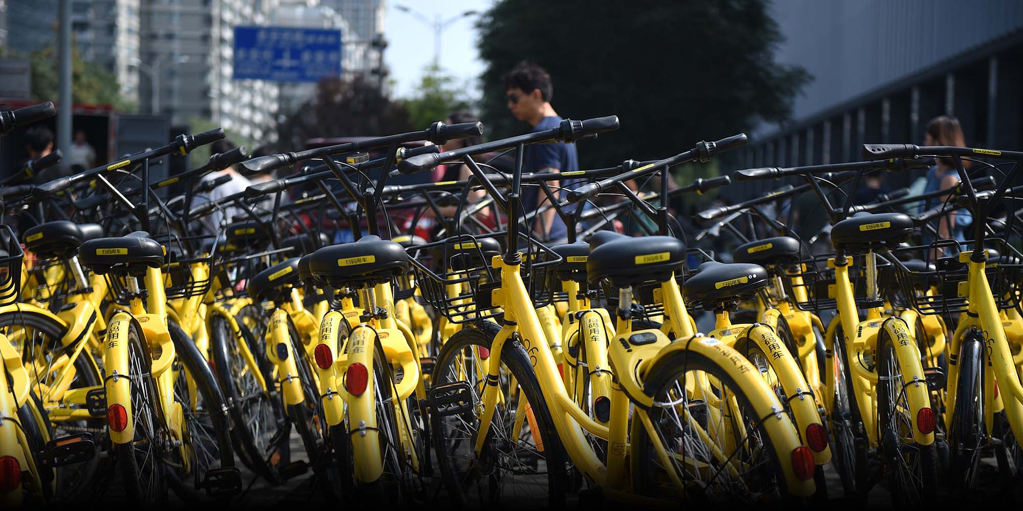 ofo bike yellow