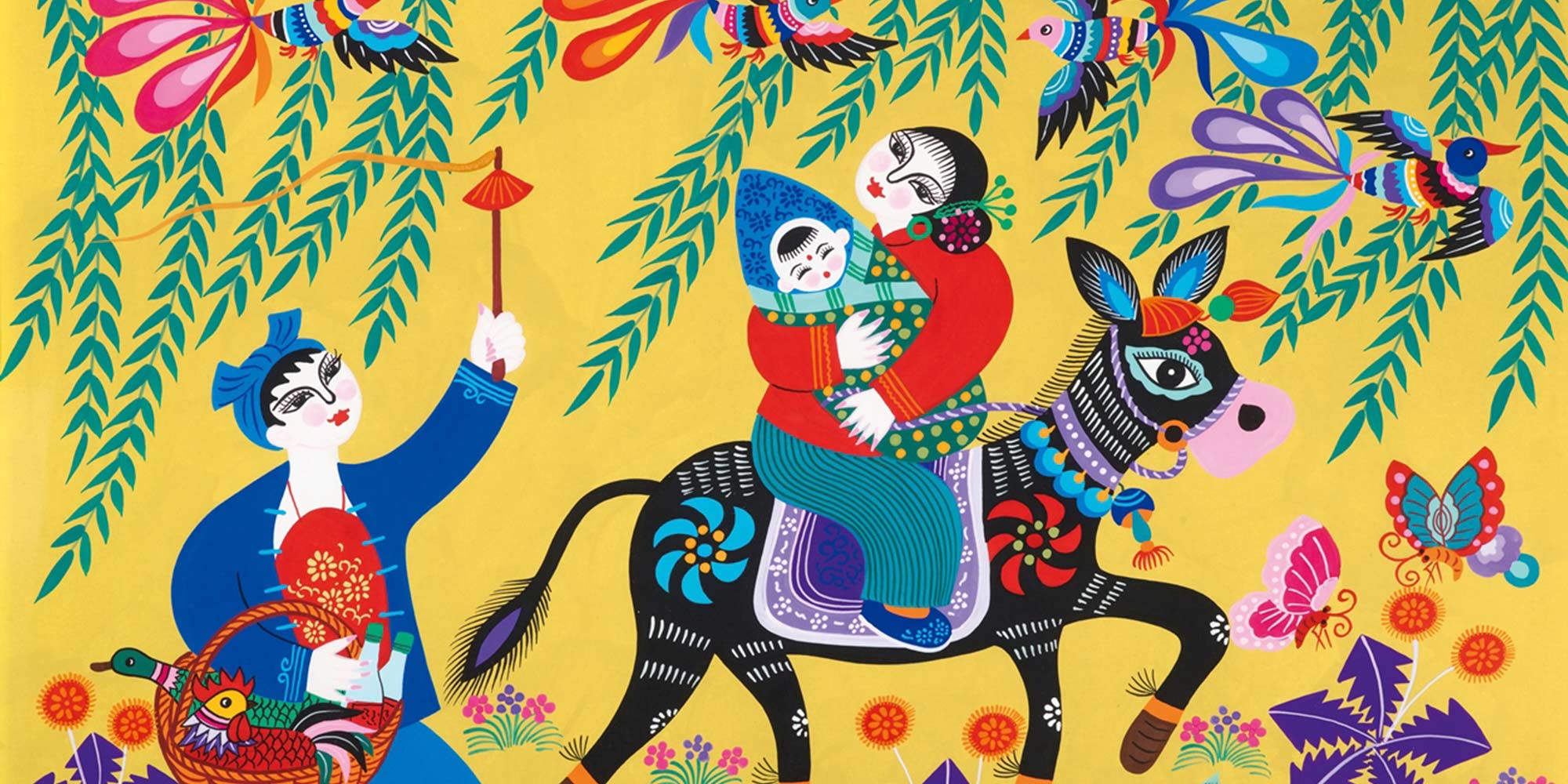 chinese folk art painting