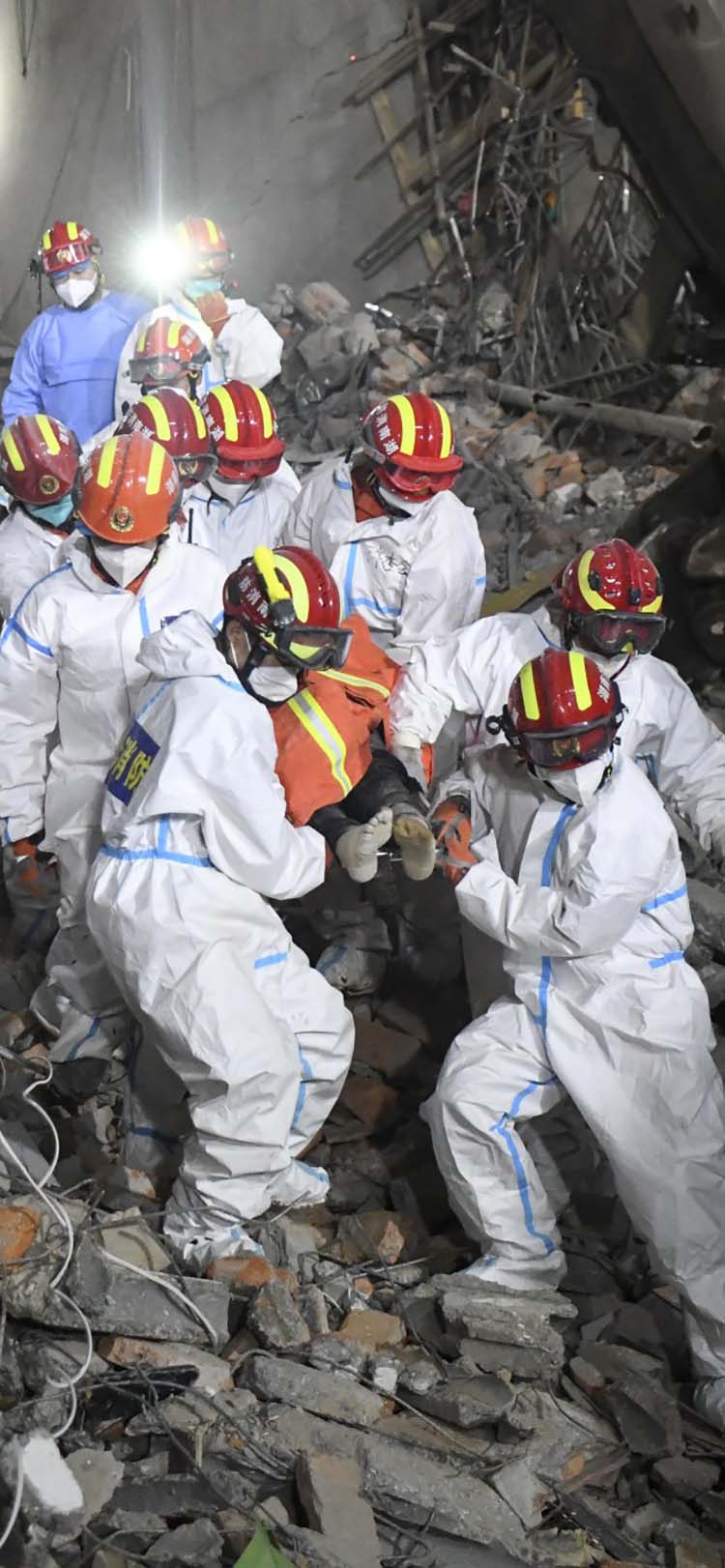 Rescue Mission in Changsha Building Collapse Continues